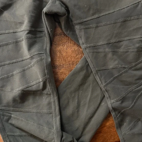 Lululemon wunder under legging pant high waist mesh cut out dark olive size 4 - Picture 4 of 4